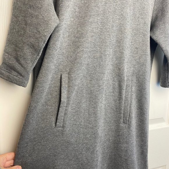 Fabletics Elena Sweater 3/4 Sleeve Dress in Grey Size Small - Picture 4 of 11